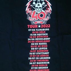 Tourshirt - Rückseite