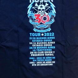 Tourshirt - Argentinien Rückseite