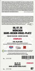 08.07.2026 München - Ticket - back