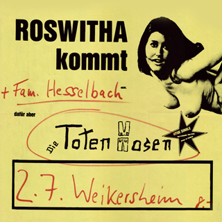 Roswitha kommt nicht, aber die Toten Hosen Tourposter